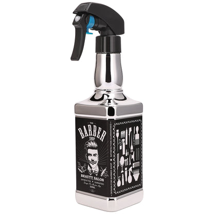 Hairdressing Spray Bottle Salon Barber Hair Tools Water Sprayer Retro Whiskey Oil Head Watering Can Styling Tools