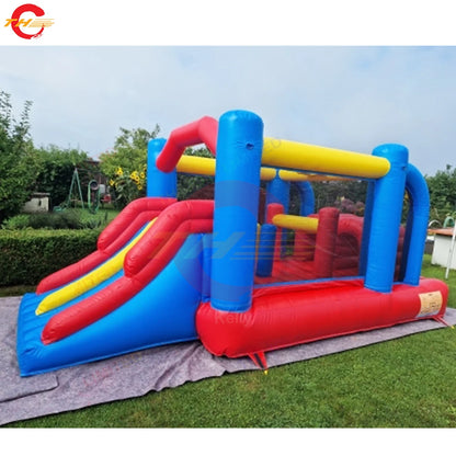 Fast Shipping 5.2x2.5m PVC Tarpaulin Inflatable Bouncer Cheap Inflatable Bouncy Castle Bounce House Toys with Slide