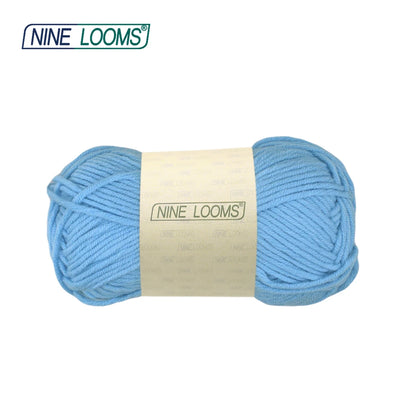 NINE LOOMS Acrylic Crochet Yarn 50g Soft 5-Strand Thread Doll Fabric Baby Blanket Sweater Scarf Hand Knitting Needlework Craft