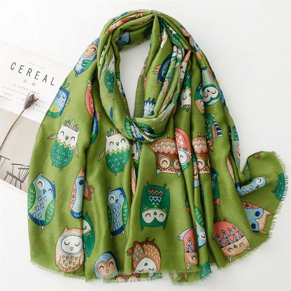 Women Lovely Cute Animal Dachsund Dog Pattern Viscose Shawls And Wraps Snood Pashmina Stole Bufandas Muslim Hijab Sjaal 180*85Cm