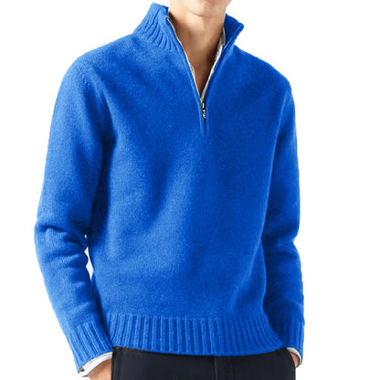 Autum Men Turtlenecks Sweaters Knitwear Pullovers Solid Color Long Sleeved Sweater Male Casual Daily Warm Coats