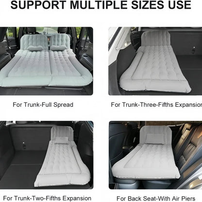 Auto Inflatable Mattress Back Seat Travel Comfortable Mattress Portable Outdoor Camping Folding Flocking Pad For Hiking