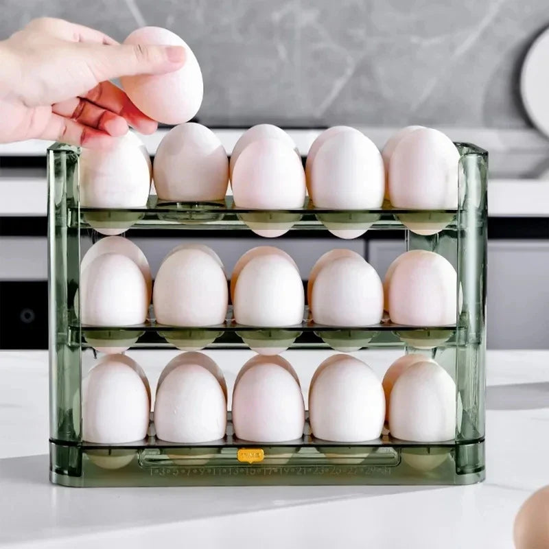 Egg Storage Box Refrigerator Organizer Food Containers Egg Fresh-keeping Case Holder Tray Dispenser Kitchen Storage Boxes