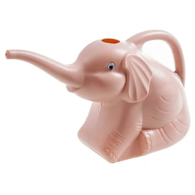 Cute Plastic Elephant Shape Watering Pot Can Plant Outdoor Irrigation Home Accessories Gardening Tools Equipment Garden Supplies