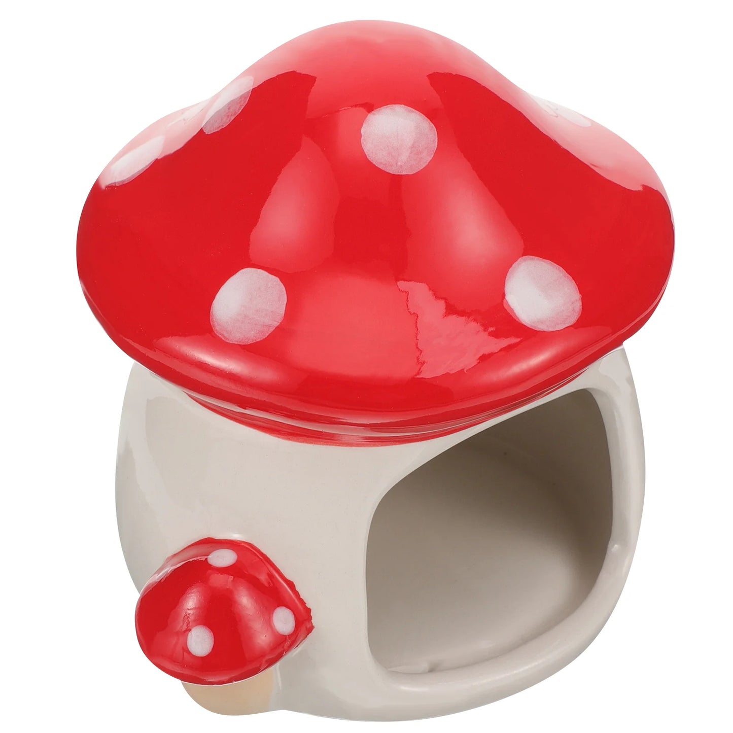 Mushroom House Hamster Ceramic Nest Pet Cooling Sleeping Dwarf Ceramics Animals