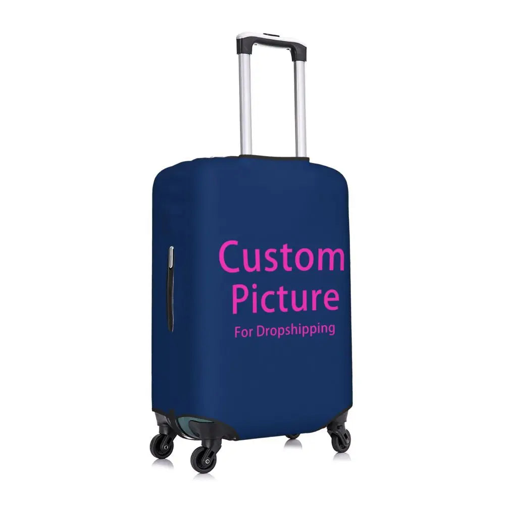 Custom Personalized Custom Photo Logo Luggage Cover Cute Customized DIY Print Suitcase Protector Covers Suit For 18-32 inch