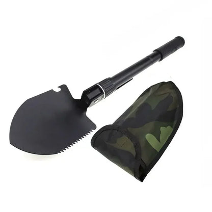 1PC Engineer Shovel Military Shovel Outdoor Multifunctional Folding Military Vehicle Camping Fishing  Pickaxe