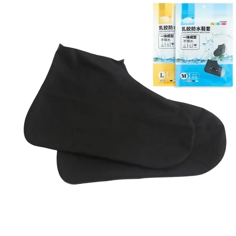 Waterproof Shoe Covers Anti-Slip Rain Covers Sneakers Protector Thickened Silicone Shoe Cover Outdoor Rainy Day Accessories